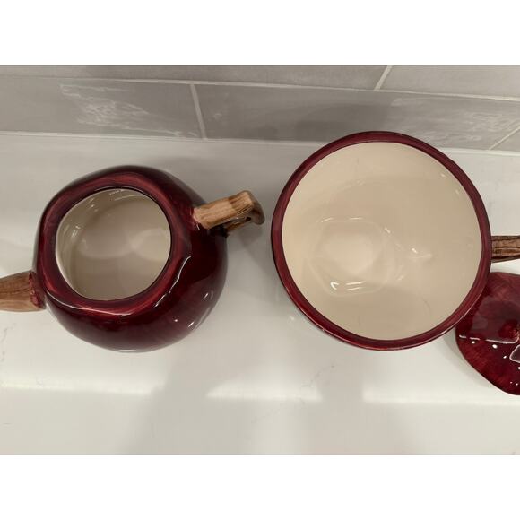 Vintage Apple Tea for One Set - Peggy Jo Ackley Style - Picture 8 of 10